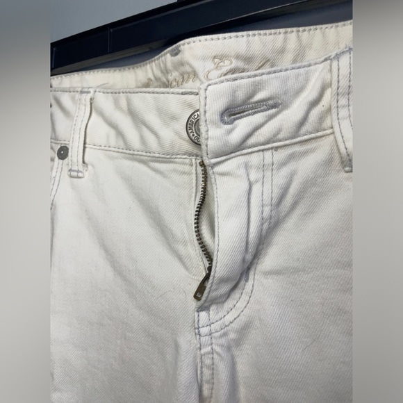 American Eagle Outfitters 2010 Season Skinny Stretch Distressed White Jeans - Picture 8 of 9